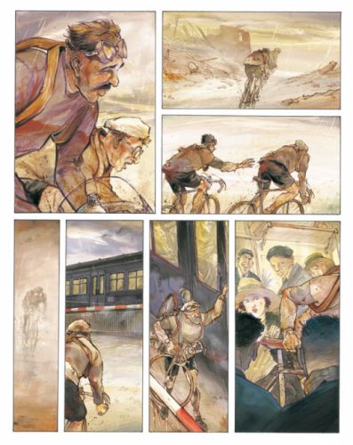gallery Christian Lax, écrivain et dessinateur de BD sur le cyclisme, mais pas que!