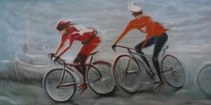 gallery Pauline Saint-Laurent, le cyclisme par la peinture