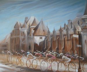 gallery Pauline Saint-Laurent, le cyclisme par la peinture