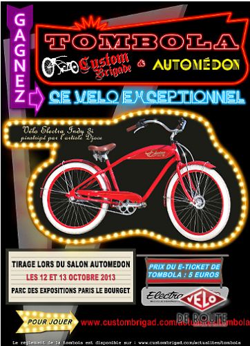 gallery 12/13 octobre au Bourget: Le vélo &quot;custom&quot; style US en guest star au salon Automédon