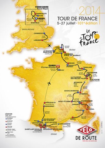 gallery Tour de France 2014 / Le tracé traversera trois massifs montagneux