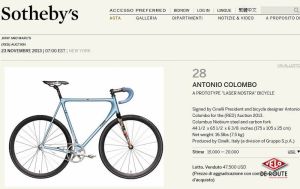 gallery Le Cinelli Laser est parti à 47&#39;500 dollars !