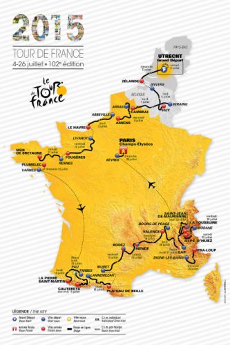 gallery Tour de France 2015 – L’Etape du Tour / Les parcours viennent d’être dévoilé !