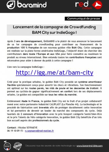 gallery Une campagne de crowdfunding pour Baramind
