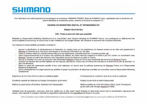 gallery Shimano france recherche un chargé de marketing digital et sponsoring H/F