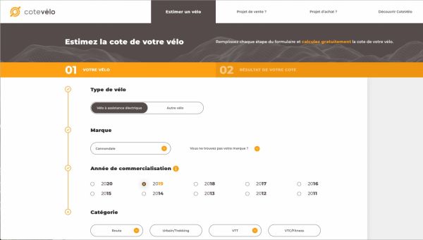 gallery Business : CoteVélo, un service de cotation de vélos d’occasion arrive sur le Web