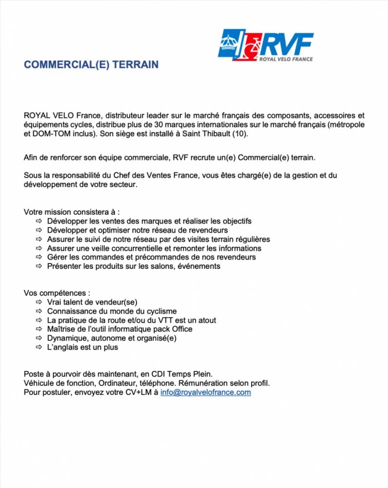 gallery RVF recrute un commercial (H/F)